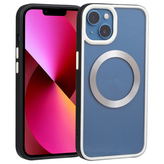 Two-color Shield MagSafe TPU + PC Phone Case, For iPhone 14, For iPhone 14 Plus, For iPhone 14 Pro, For iPhone 14 Pro Max, For iPhone 13, For iPhone 13 Pro, For iPhone 13 Pro Max, For iPhone 12