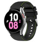 Universal Leather Texture Silicone Watch Band
