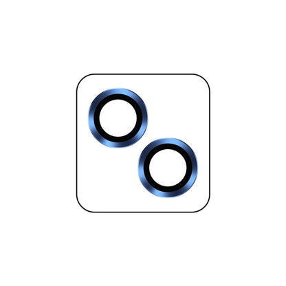 TOTUDESIGN AB-061 Golden Shield Series Metal Frame Camera Lens Film, For iPhone 14/14 Plus