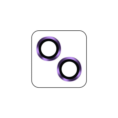TOTUDESIGN AB-061 Golden Shield Series Metal Frame Camera Lens Film, For iPhone 14/14 Plus