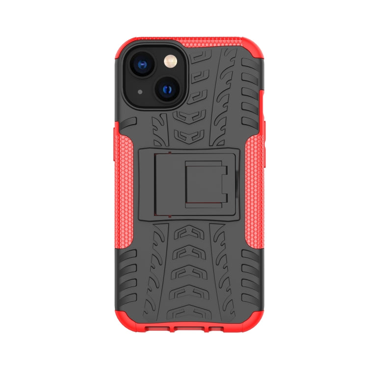 Tire Texture TPU + PC Phone Case with Holder, For iPhone 14, For iPhone 14 Plus, For iPhone 14 Pro, For iPhone 14 Pro Max