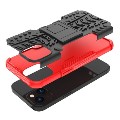 Tire Texture TPU + PC Phone Case with Holder, For iPhone 14, For iPhone 14 Plus, For iPhone 14 Pro, For iPhone 14 Pro Max