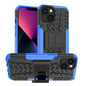 Tire Texture TPU + PC Phone Case with Holder, For iPhone 14, For iPhone 14 Plus, For iPhone 14 Pro, For iPhone 14 Pro Max
