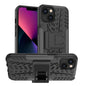 Tire Texture TPU + PC Phone Case with Holder, For iPhone 14, For iPhone 14 Plus, For iPhone 14 Pro, For iPhone 14 Pro Max