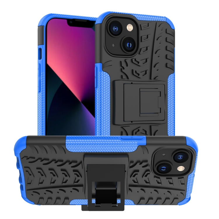 Tire Texture TPU + PC Phone Case with Holder, For iPhone 14, For iPhone 14 Plus, For iPhone 14 Pro, For iPhone 14 Pro Max