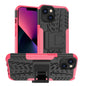 Tire Texture TPU + PC Phone Case with Holder, For iPhone 14, For iPhone 14 Plus, For iPhone 14 Pro, For iPhone 14 Pro Max
