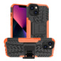 Tire Texture TPU + PC Phone Case with Holder, For iPhone 14, For iPhone 14 Plus, For iPhone 14 Pro, For iPhone 14 Pro Max