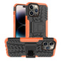 Tire Texture TPU + PC Phone Case with Holder, For iPhone 14, For iPhone 14 Plus, For iPhone 14 Pro, For iPhone 14 Pro Max