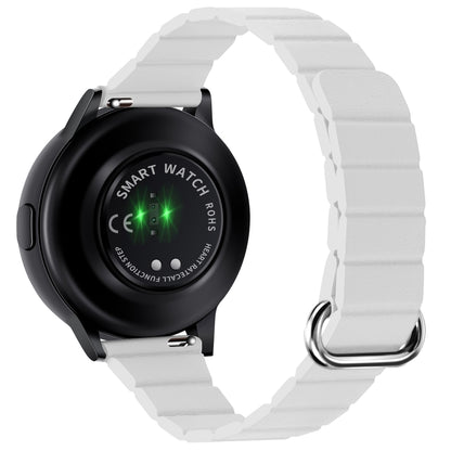 22mm Magnetic Buckle Leather Watch Band