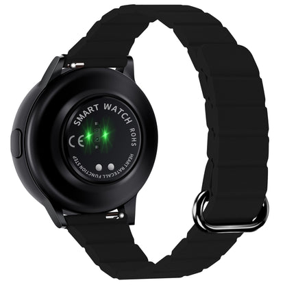 22mm Magnetic Buckle Leather Watch Band