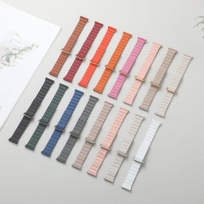 22mm Magnetic Buckle Leather Watch Band