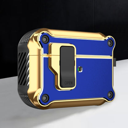 Wireless Earphone Eagle Electroplating Protective Case with Hook, For AirPods 1 / 2, For AirPods Pro, For AirPods 3