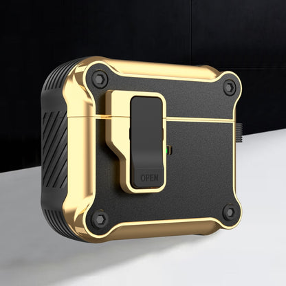 Wireless Earphone Eagle Electroplating Protective Case with Hook, For AirPods 1 / 2, For AirPods Pro, For AirPods 3