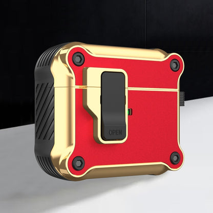 Wireless Earphone Eagle Electroplating Protective Case with Hook, For AirPods 1 / 2, For AirPods Pro, For AirPods 3