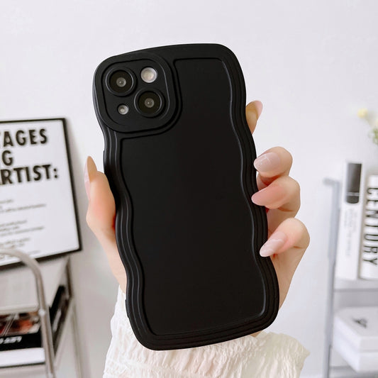Wave Edge Silicone Phone Case, For iPhone 14, For iPhone 14 Plus, For iPhone 14 Pro, For iPhone 14 Pro Max, For iPhone 13 mini, For iPhone 13, For iPhone 13 Pro, For iPhone 13 Pro Max, For iPhone 12