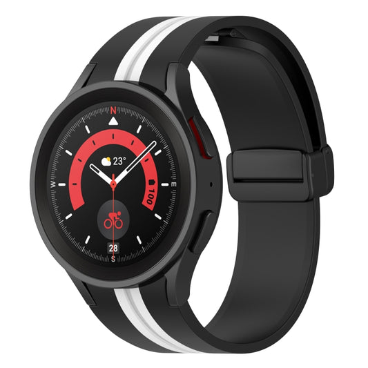 Two-color Stripe Silicone Watch Band