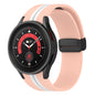 Two-color Stripe Silicone Watch Band