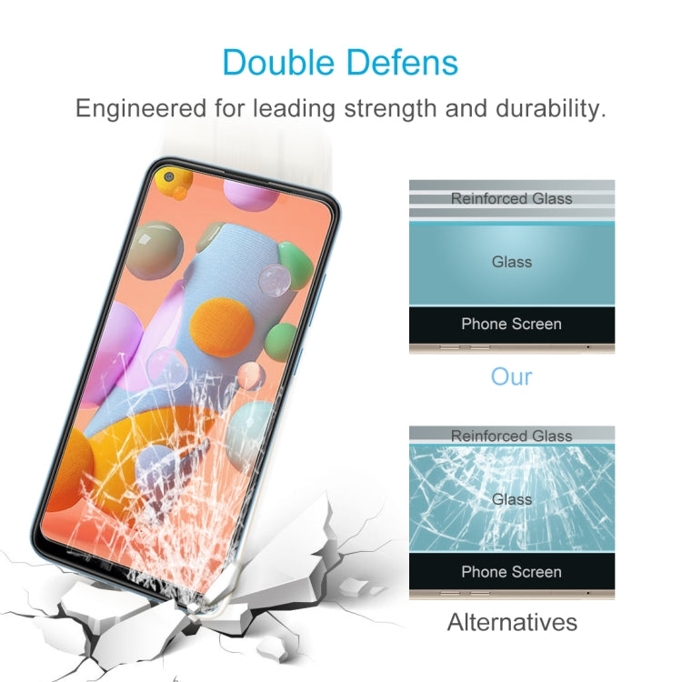 10 PCS 0.26mm 9H Surface Hardness 2.5D Explosion-proof Tempered Glass Non-full Screen Film For Samsumg Galaxy F55 / M55 / M54 / A71 / F54, For Galaxy A11 (10 PCS), For Galaxy A21 (1 PC), For Galaxy A51 (10 PCS)������������������������������������������...