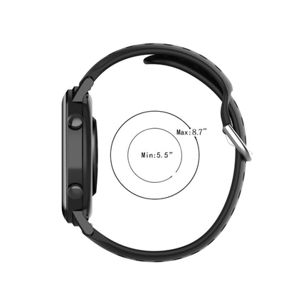 20mm Clasp Solid Color Sport Wrist Strap Watchband