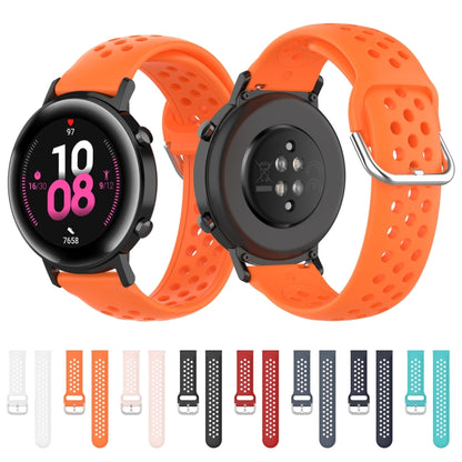 20mm Clasp Solid Color Sport Wrist Strap Watchband