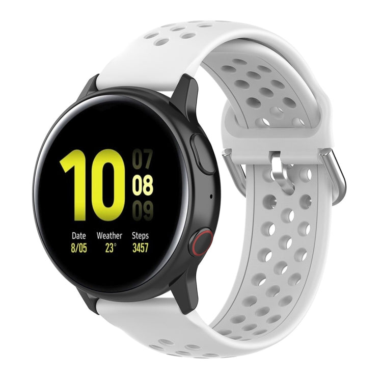 20mm Clasp Solid Color Sport Wrist Strap Watchband