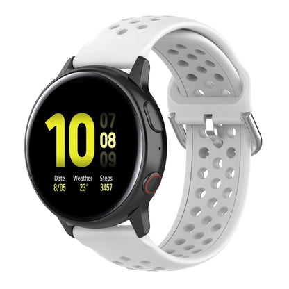 20mm Clasp Solid Color Sport Wrist Strap Watchband