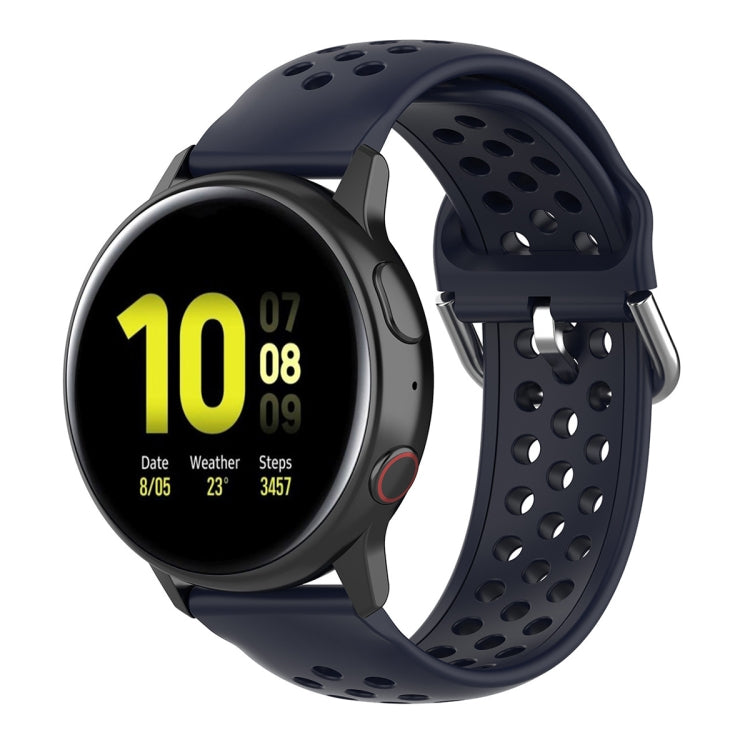 20mm Clasp Solid Color Sport Wrist Strap Watchband