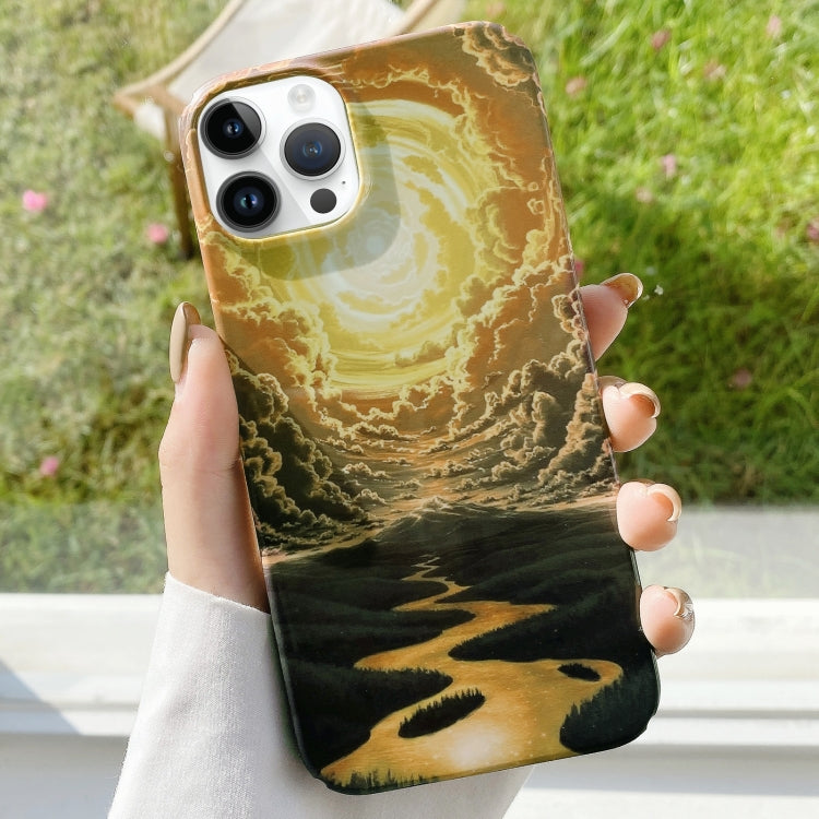 Varnishing Water Stick PC Phone Case, For iPhone 13 Pro Max, For iPhone 12, For iPhone 12 Pro, For iPhone 12 Pro Max