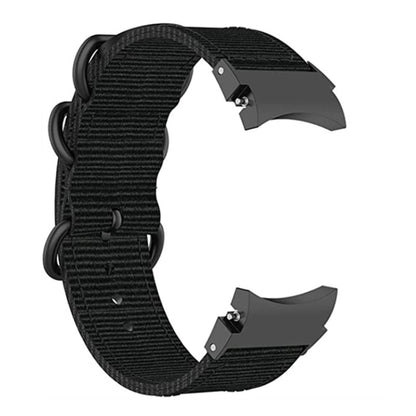 For Samsung Galaxy Watch4 / Watch4 Classic / Watch5 / Watch5 Pro Nylon Three-ring Watch Band