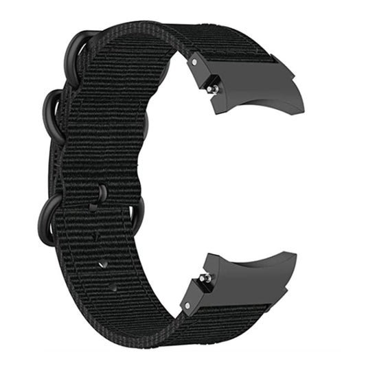 For Samsung Galaxy Watch4 / Watch4 Classic / Watch5 / Watch5 Pro Nylon Three-ring Watch Band