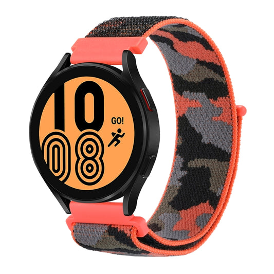 Camo Nylon Loop Watch Band