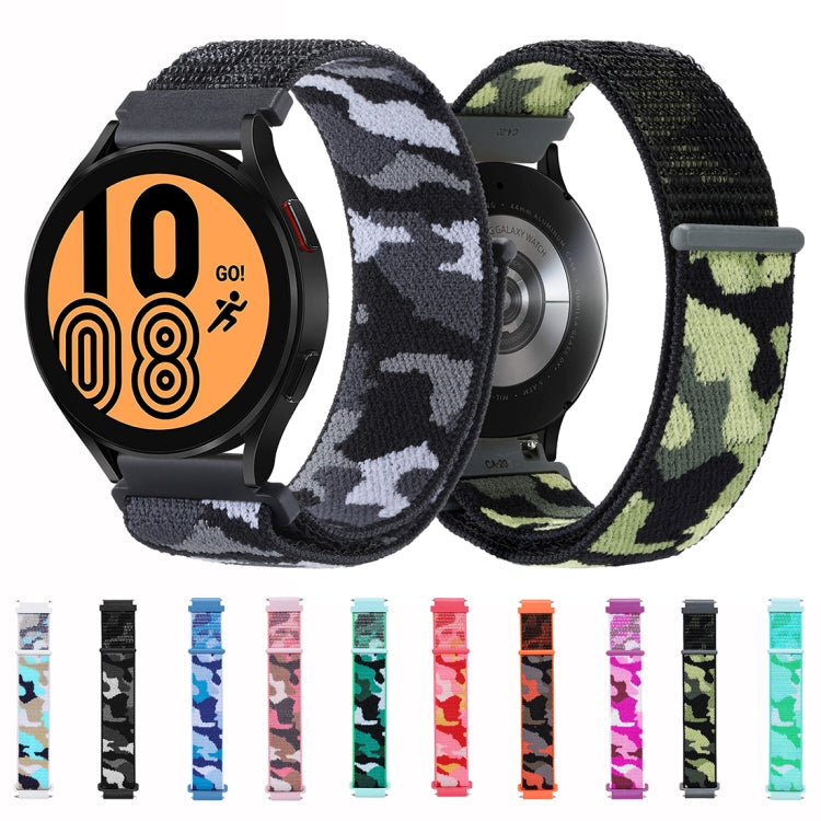 Camo Nylon Loop Watch Band