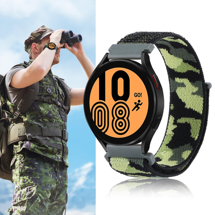 Camo Nylon Loop Watch Band