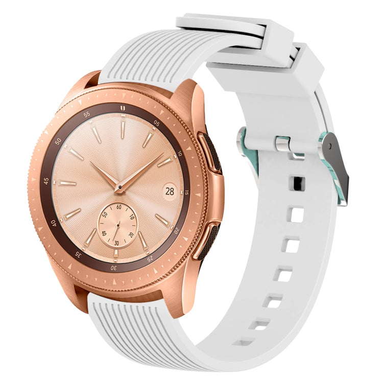 20mm Vertical Grain Silicone Watch Band