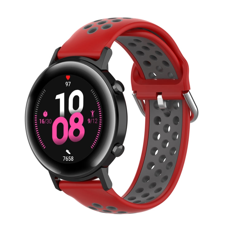 20mm Clasp Two Color Sport Wrist Strap Watchband