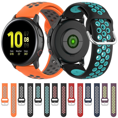 20mm Clasp Two Color Sport Wrist Strap Watchband