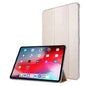 TPU Silk Texture Three-fold Horizontal Flip Leather Case with Holder