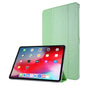 TPU Silk Texture Three-fold Horizontal Flip Leather Case with Holder
