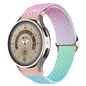 For Samsung Galaxy Watch 5 / Watch 5 Pro / Watch 4 Weave Gradient Color Watch Band