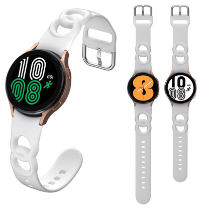 Hollowed Double Loop Silicone Watch Band