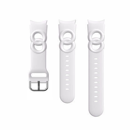 Hollowed Double Loop Silicone Watch Band