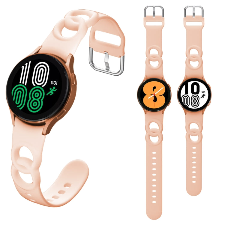 Hollowed Double Loop Silicone Watch Band