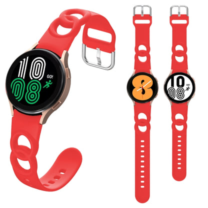 Hollowed Double Loop Silicone Watch Band