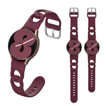 Hollowed Double Loop Silicone Watch Band