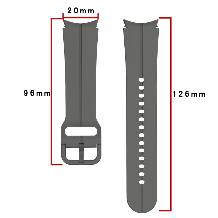 Colorful Buckle Silicone Watch Band
