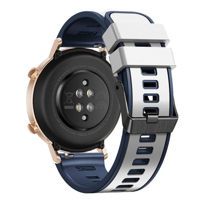 Plain Weave Two-color Silicone Watch Band