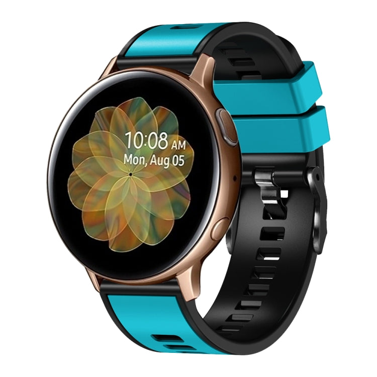 Plain Weave Two-color Silicone Watch Band