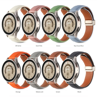 Folding Buckle Genuine Leather Watch Band