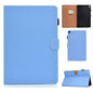 Sewing Thread Horizontal Solid Color Flat Leather Case with Sleep Function & Pen Cover & Anti Skid Strip & Card Slot & Holder, For Galaxy Tab S6 Lite