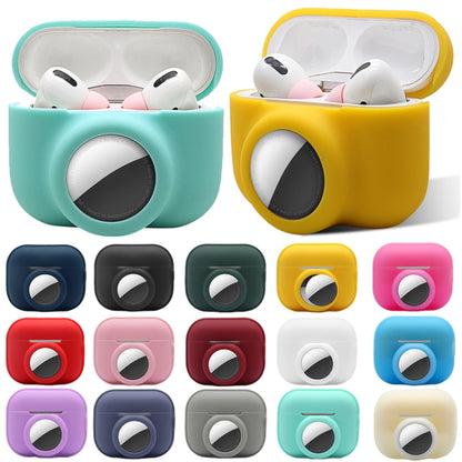 2 in 1 Shockproof Full Coverage Silicone Protective Case, For AirPods Pro 2 / AirTag